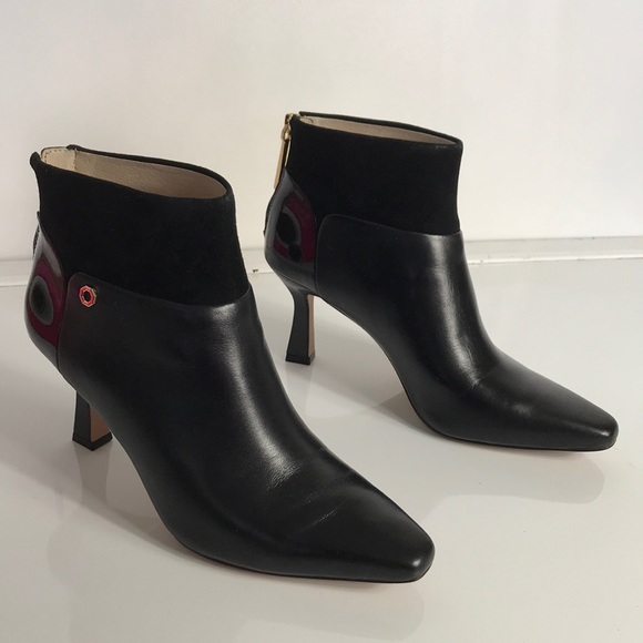 Louise et Cie Lydie Leather Heeled Booties - Picture 3 of 9